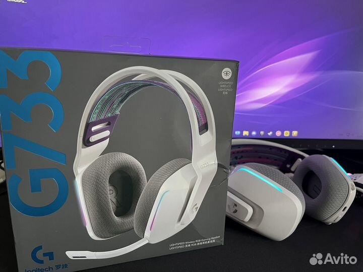 Беспроводные наушники Logitech g733