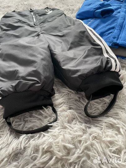 Пуховик и полукомбинезон зимний adidas 80