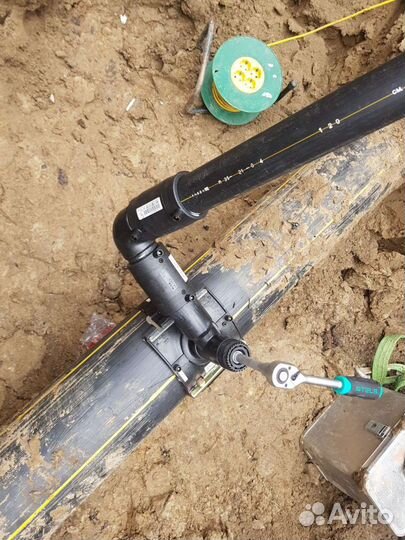 Сварка пайка труб муфт пэ, пнд