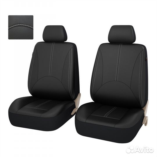 Чехлы универсальные передние экокожа