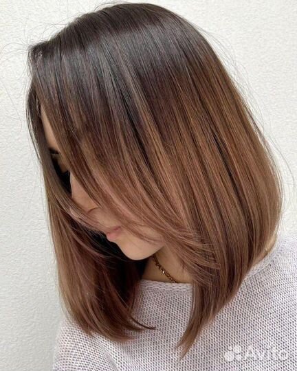 Окрашивание волос и стрижка волос