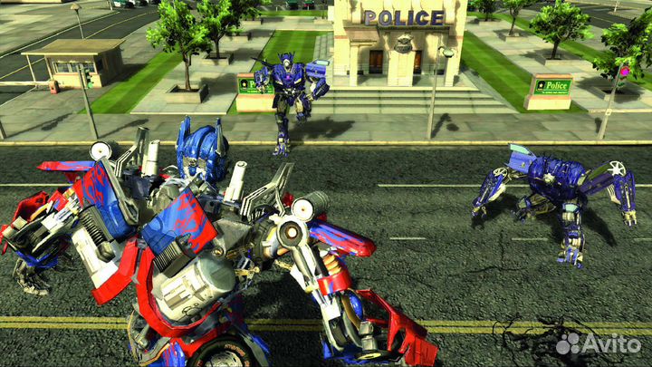 Transformers The Game, б/у, множ.царап., без облож