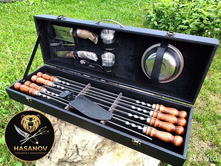 Шашлычный набор в кейсе