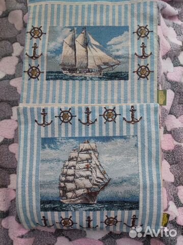 Наволочка декоративная гобелен 32х32 2шт