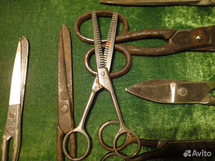 Ножницы Старинные Советские СССР Портные Швейные