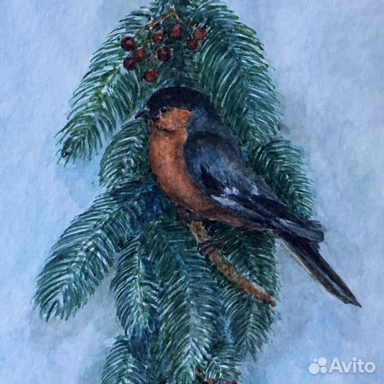 Картина акварель