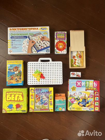 Настольные игры пакетом 5+