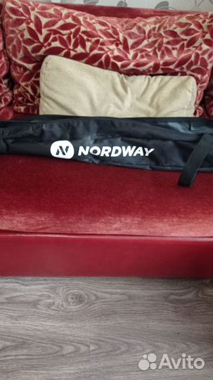 Подростковые беговые лыжи комплект с чехлом