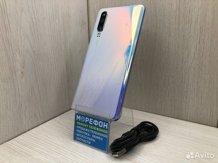С) Телефон Huawei P30 6/128Gb (На запчасти)