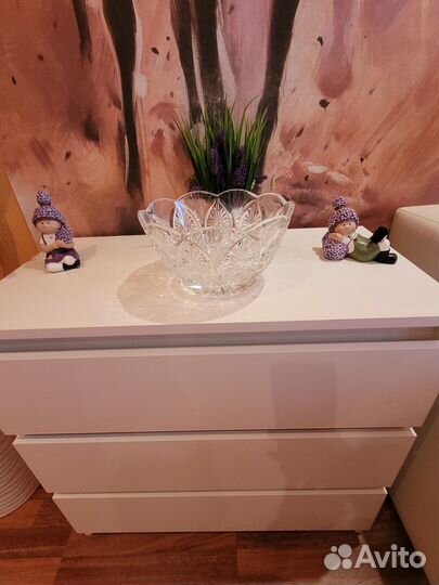 Салатник хрустальный большой