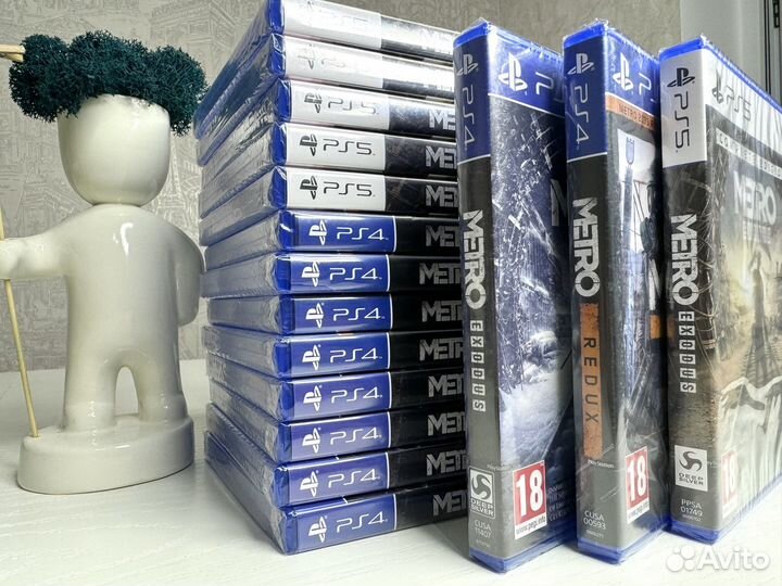 Metro ps4/ps5 новый диск русская версия