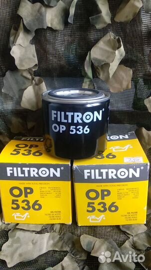 Масляный фильтр Filtron OP536 mitsubishi