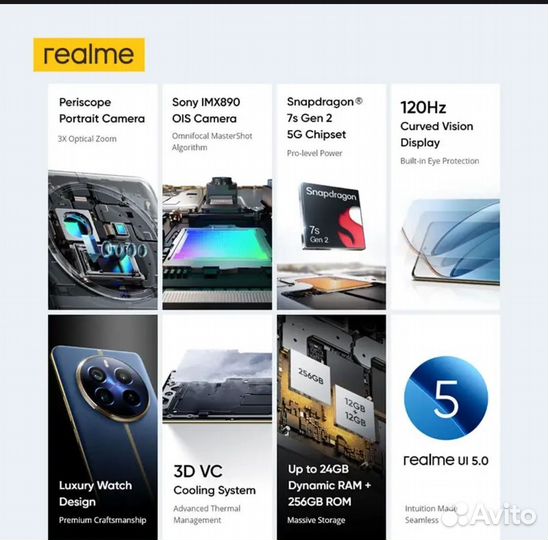 realme 12 Pro+, 8/256 ГБ