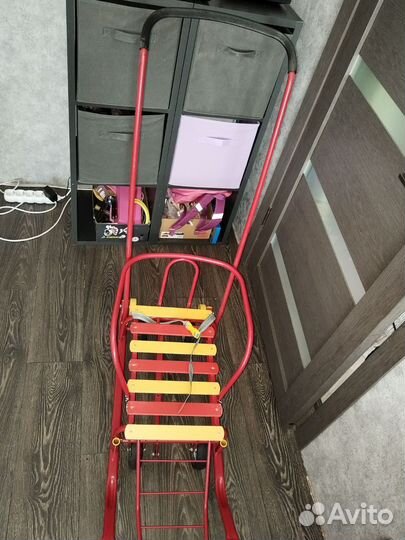 Детские санки с колесами