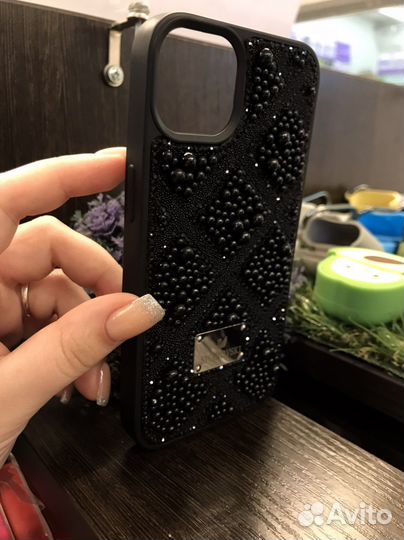 Чехол с камнями iPhone 13