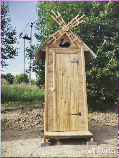 Дачный туалет домик YBJ