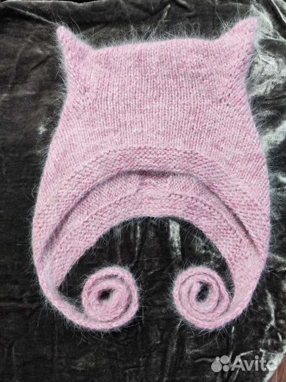 Шапка чепчик с ушками