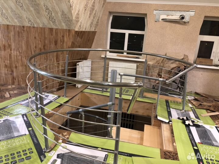 Ограждение круглое 2,5 метра диаметр хром