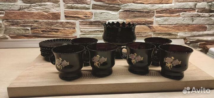 Чайный сервиз стекло