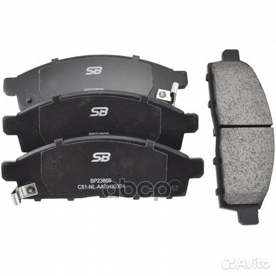 Колодки тормозные mitsubishi L200 95- перед