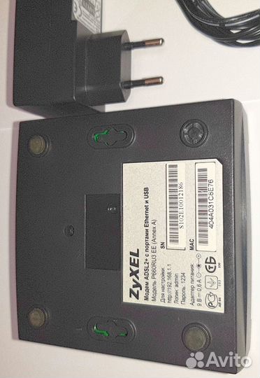 Adsl2+ модем-роутер ZyXel P660RU3 EE (Annex A)