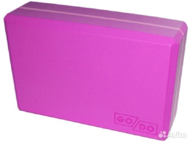 Кирпичик для йоги утяжел.розовый