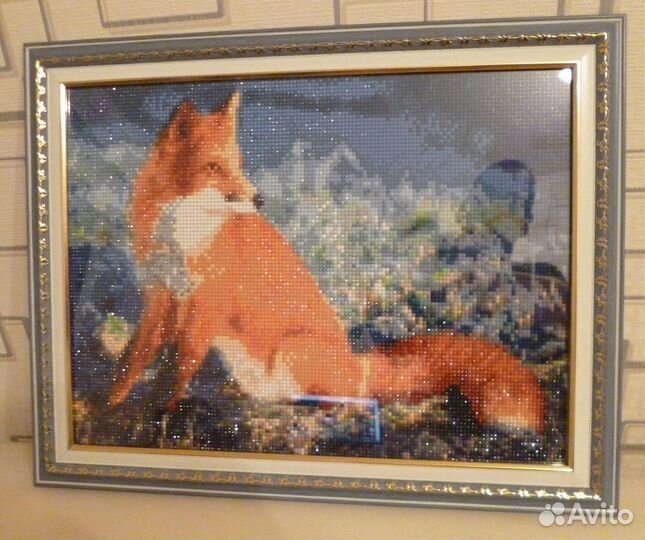 Алмазная мозаика готовая. Картины в раме