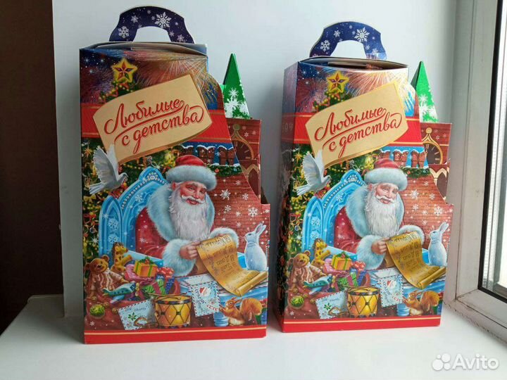 Коробка для подарка картонная, 2 шт