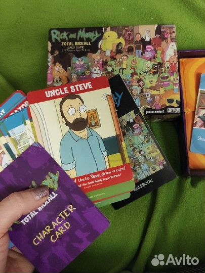 Настольная игра Рик и Морти. На английском