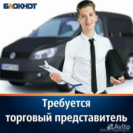 Торговый представитель (3-ёх дневная командировка)