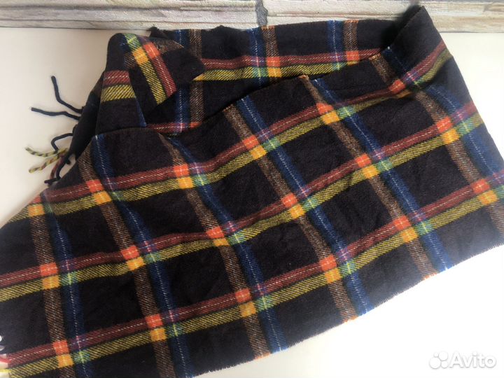 Sisley Итальянский Клетчатый Шарф