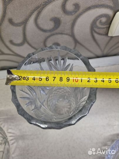 Ваза хрустальная