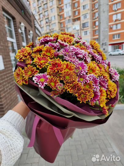 Цветы с доставкой.хризантемы.розы