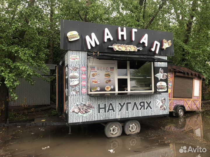 Вагончик для шаурмы и шашлыка