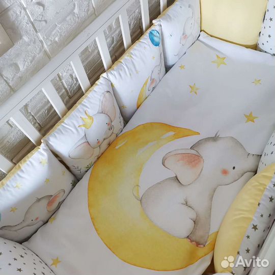 Бортики в детскую кроватку