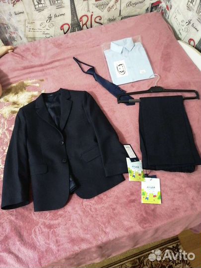 Школьная форма для мальчика 128 новая
