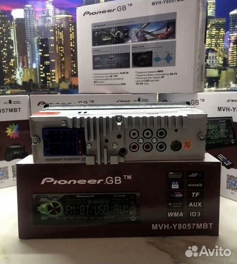 Автомагнитола pioneer с bluetooth