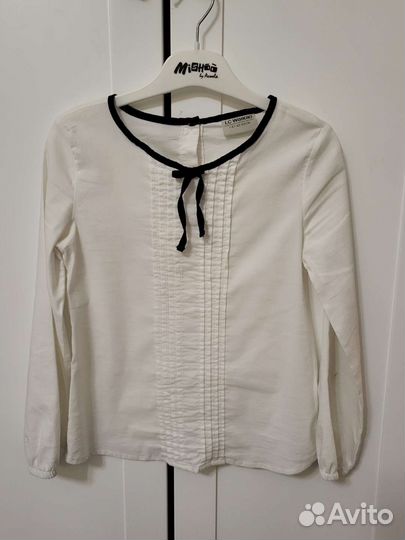 Блузка для девочки школьная