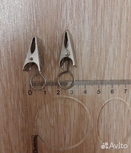 100 шт. Зажим, прищепки для штор, кольца карниза