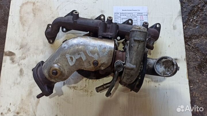 Турбина Hyundai Starex 2.5 л, 145 л.с. дизель D4CB