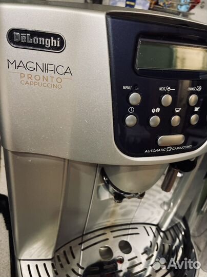 Кофемашина delonghi magnifica pronto capuccino