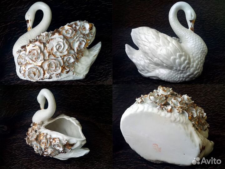 Лебеди Фарфор Германия Антиквариат Orben Knabe&Co