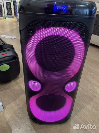 Колонка блютуз 500w + 2 микрофона