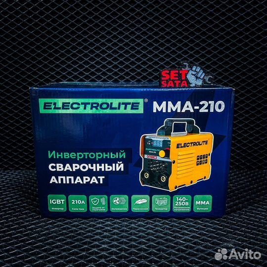 Инверторный сварочный аппарат Electrolite MMA 210