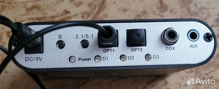 Цифровой аудио декодер 5.1 Dolby Dts/Ac-3