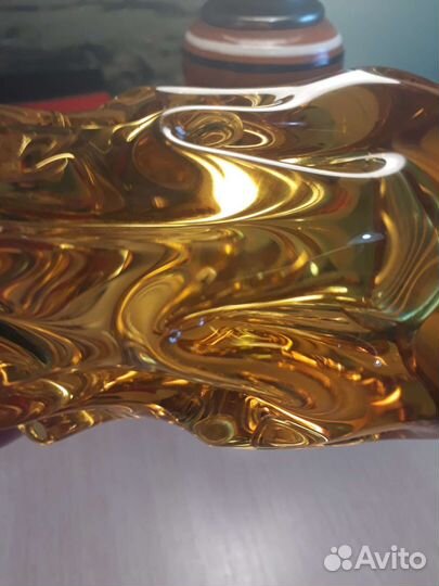 Вазы богемское стекло (Jan Beranek) времени СССР