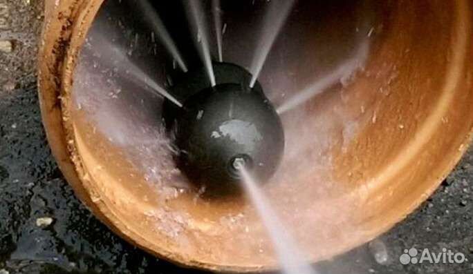 Прочистка канализации, устранение засоров