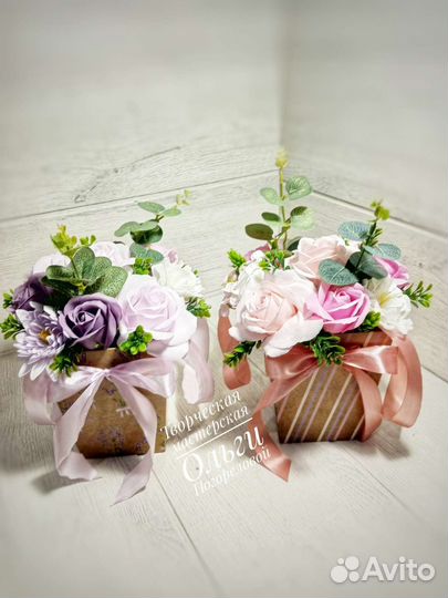 Мыльные цветы