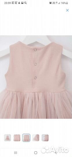 Платье для девочки 80см