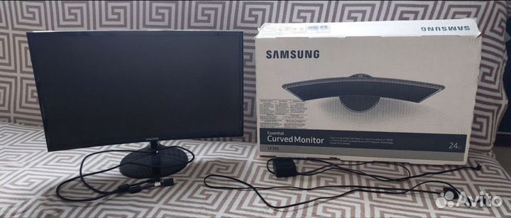 Монитор Samsung Curved 23.5* CF39 C24F390FHI